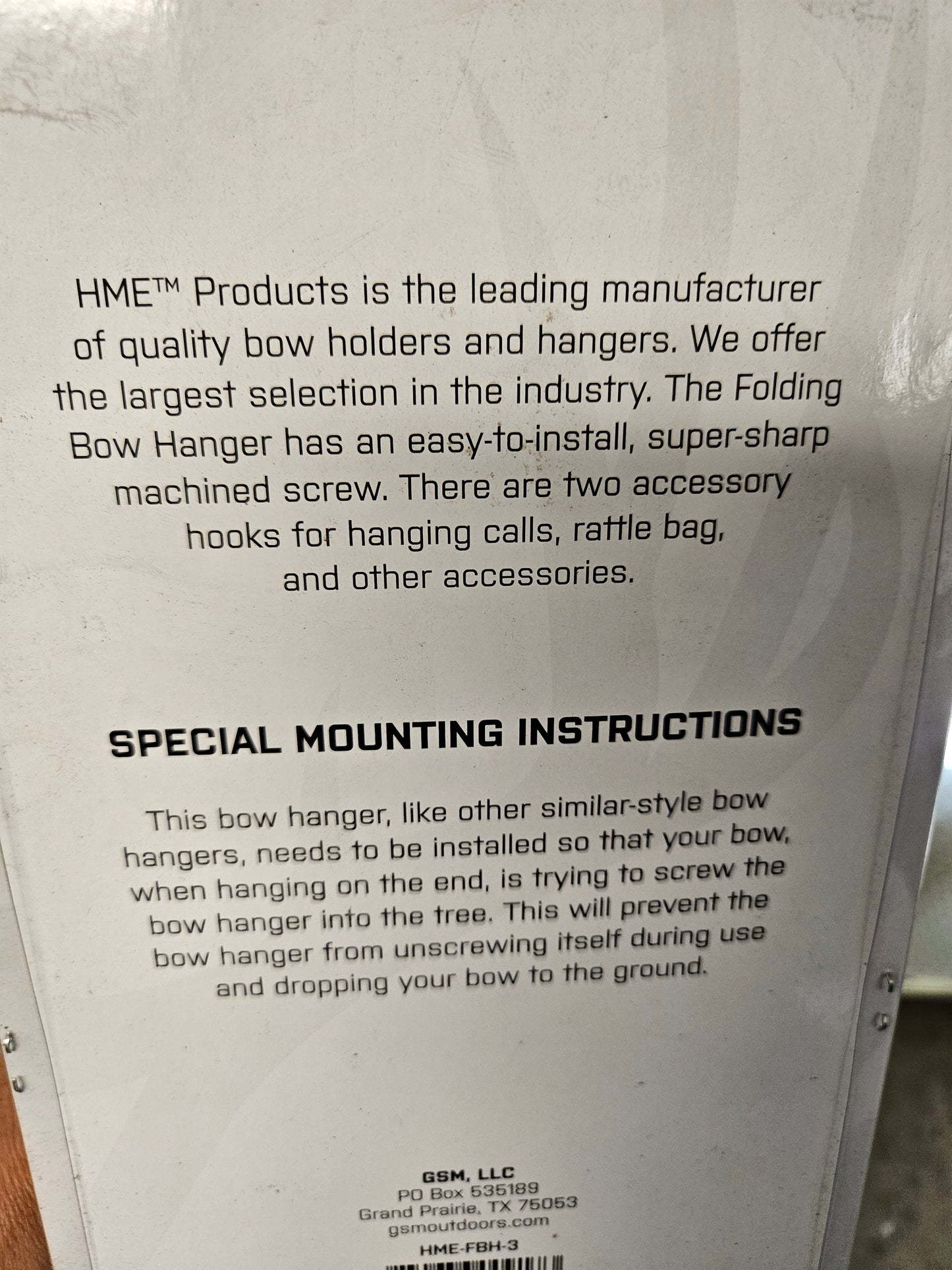 HME Folding Bow Hanger 3pk