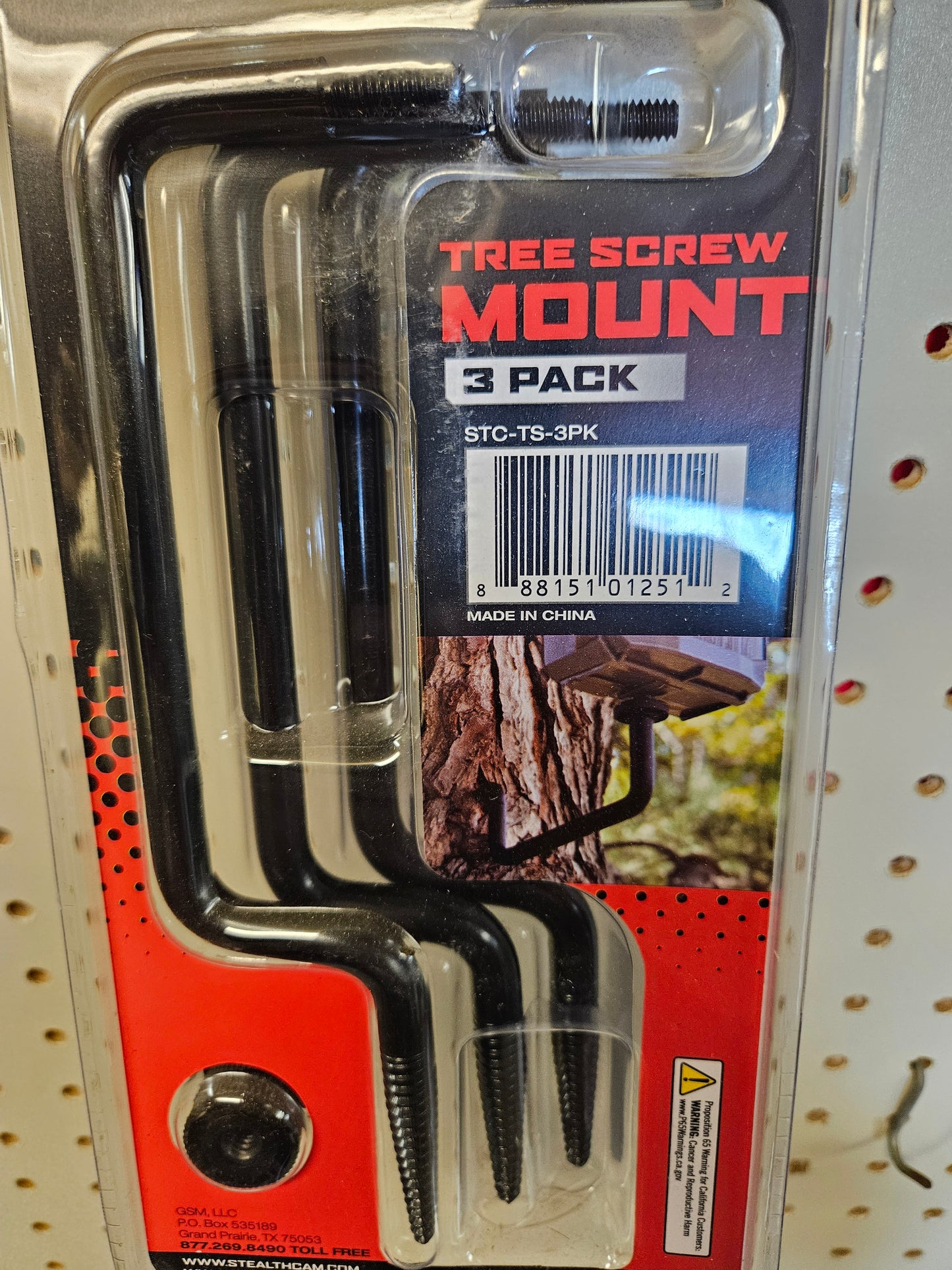 Stealth Cam Tree Screw Mount 3pk